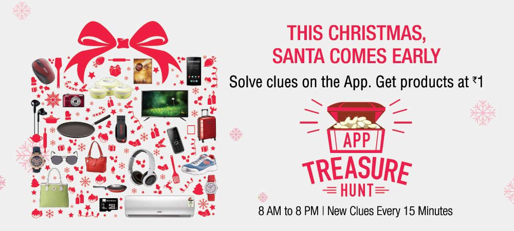 amazon-india-app-treasure-hunt-santa-claus-christmas-banner