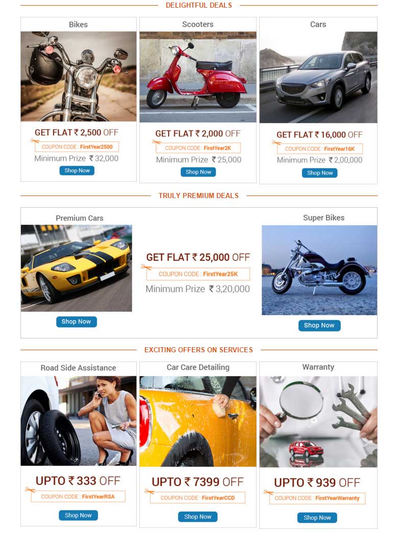 droom-india-car-bike-marketplace-sale-anniversary-2016-offers