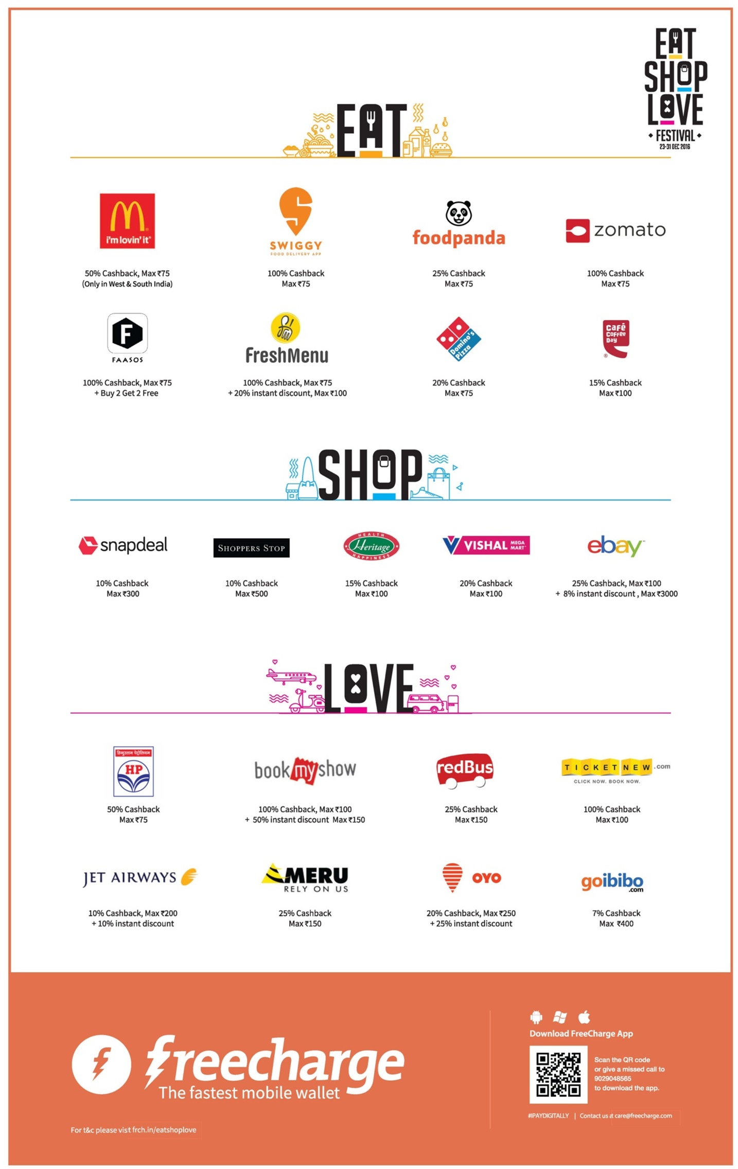 freecharge-eat-shop-love-festival-cashback-december-2016-offers