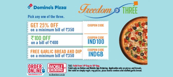 Domino’s Pizza – Online Pizza Order and Delivery