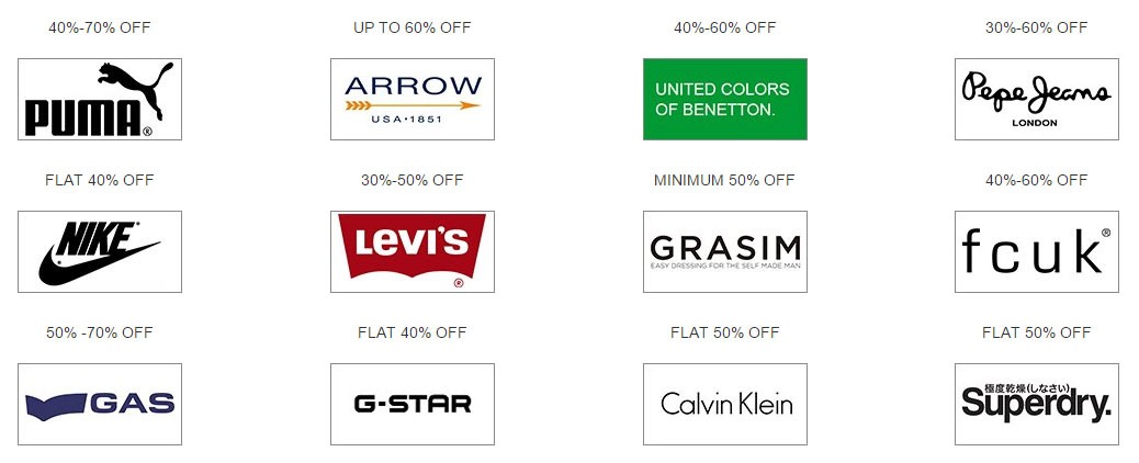 Amazon.in Deal: 50%-70% OFF on Men's Clothing from Top Brands ...