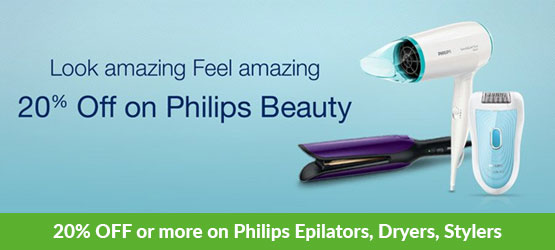  Deal: 20% OFF or more on Philips Hair Dryers, Epilators, Stylers  for Women - February 2023