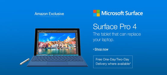 Amazon In Exclusive Microsoft Surface Pro 4 Core I5 4gb 128gb At Rs 990