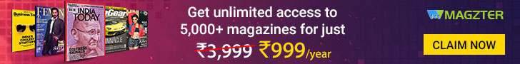 Magzter Subscription at Rs 999 only